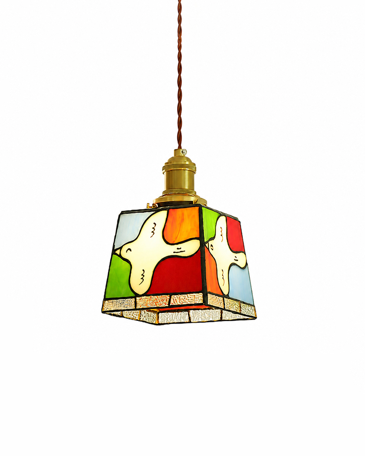 Birdsong Art Glass Pendant Light