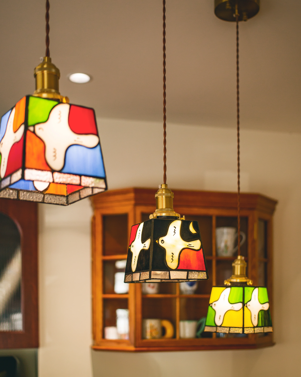 Birdsong Art Glass Pendant Light