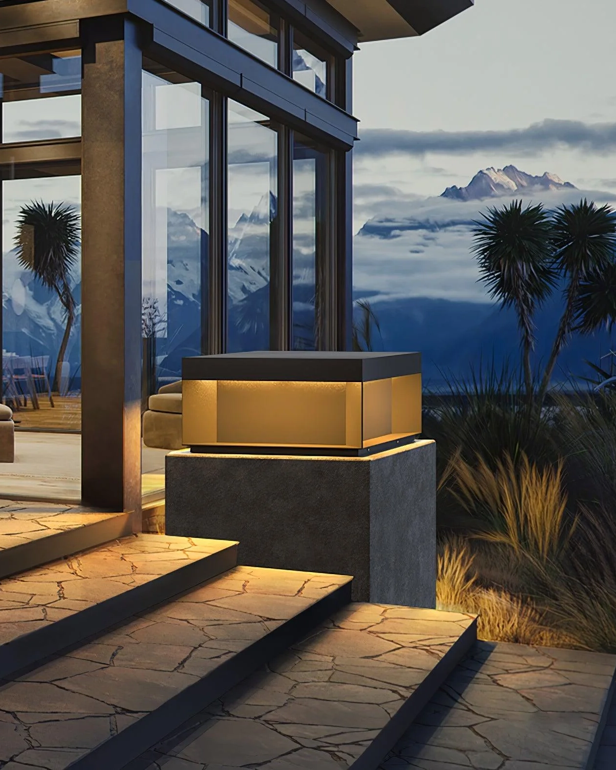 Black Box Outdoor Post Light