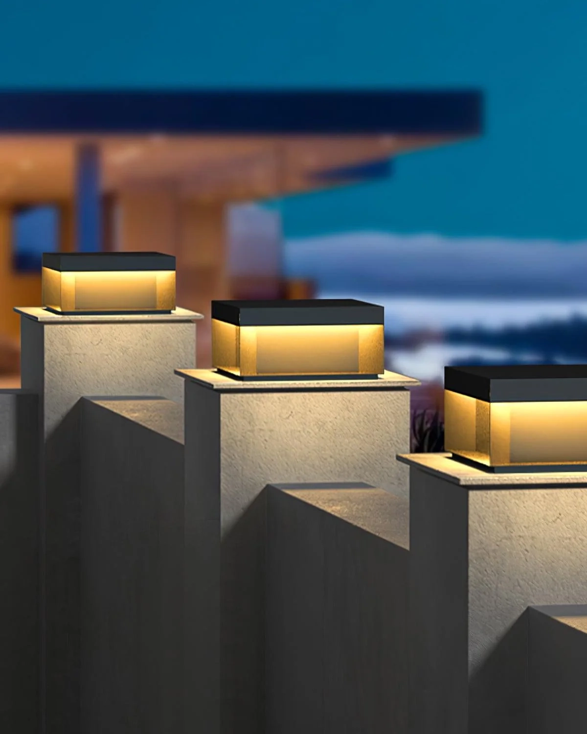 Black Box Outdoor Post Light