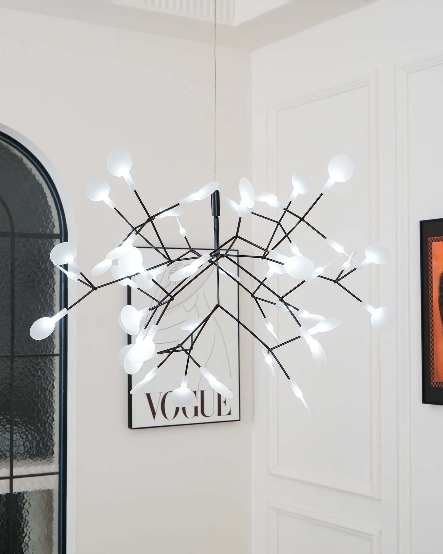 Black Firefly LED Chandelier