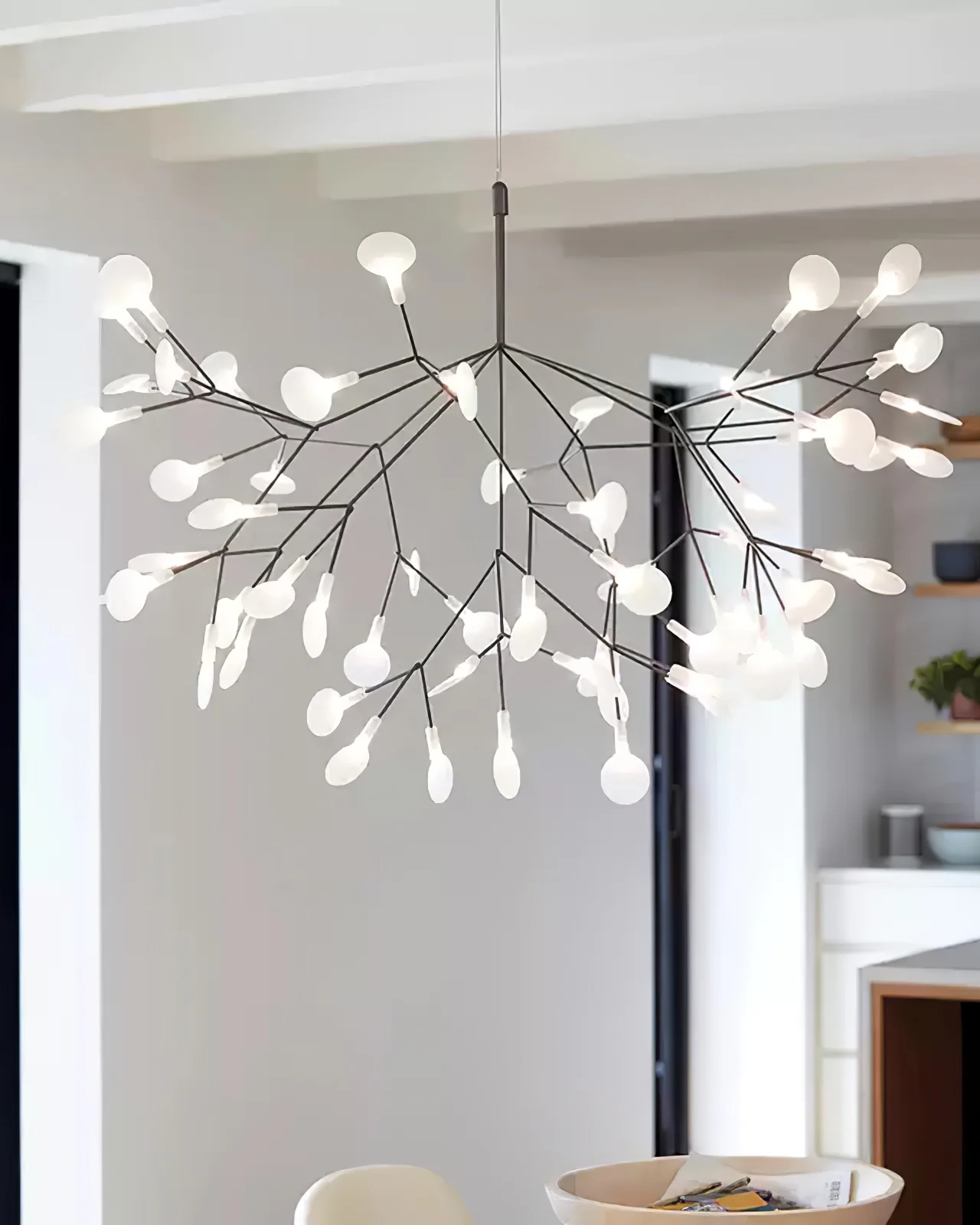 Black Firefly LED Chandelier