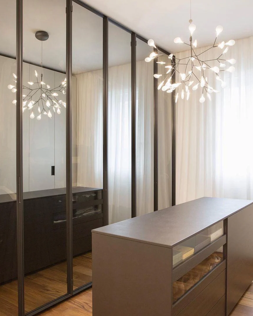 Black Firefly LED Chandelier