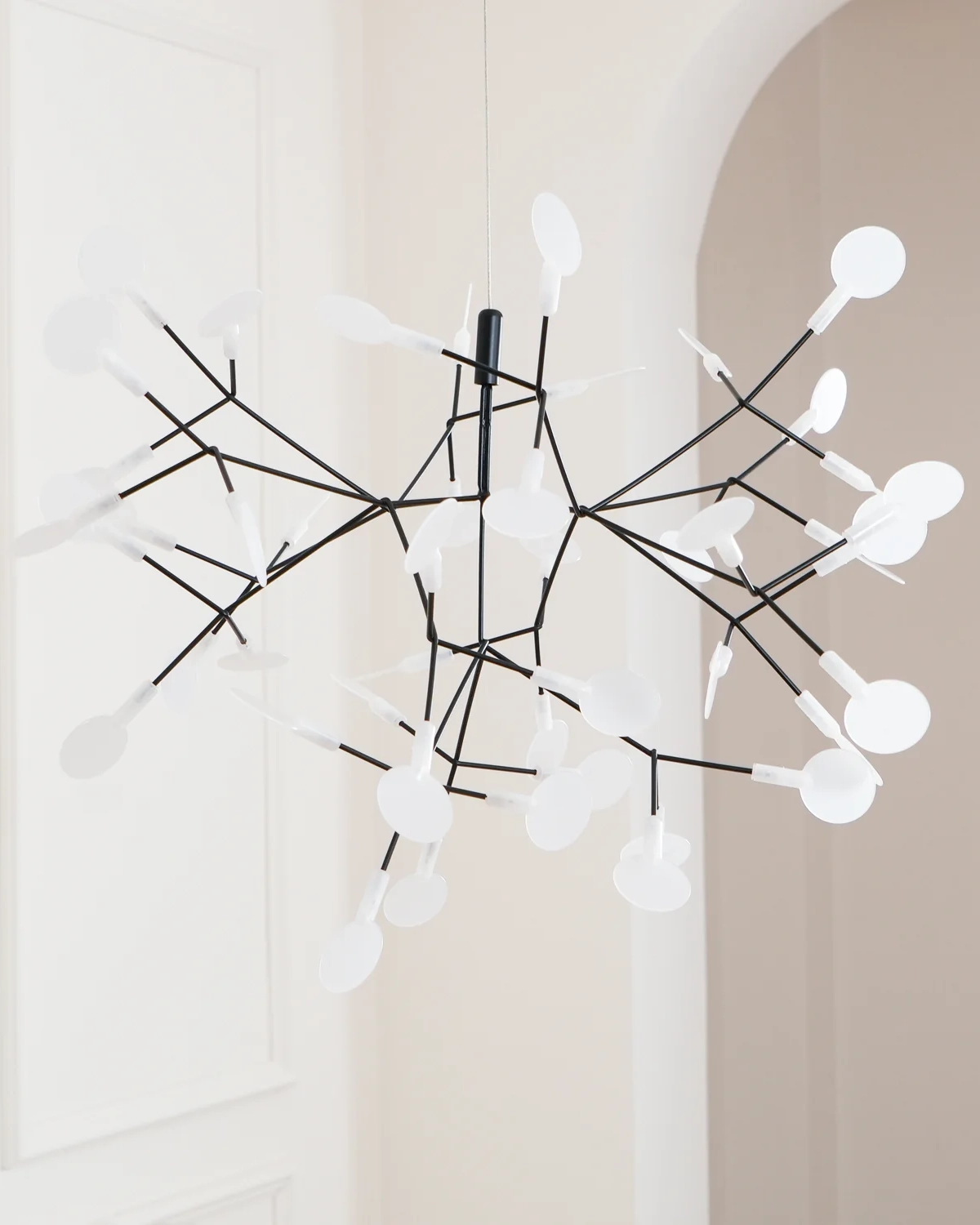 Black Firefly LED Chandelier