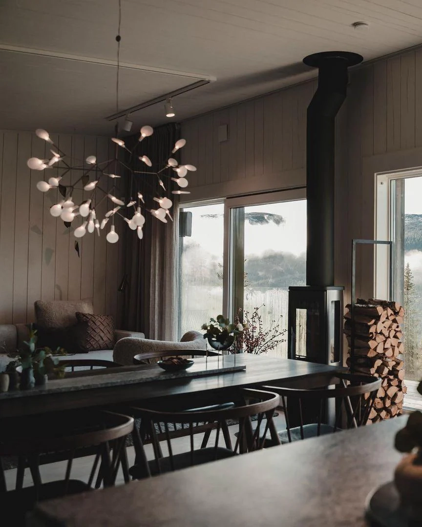 Black Firefly LED Chandelier