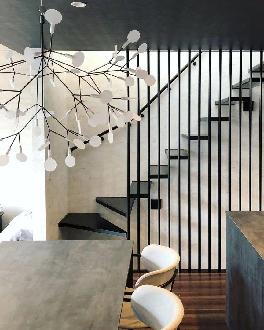 Black Firefly LED Chandelier