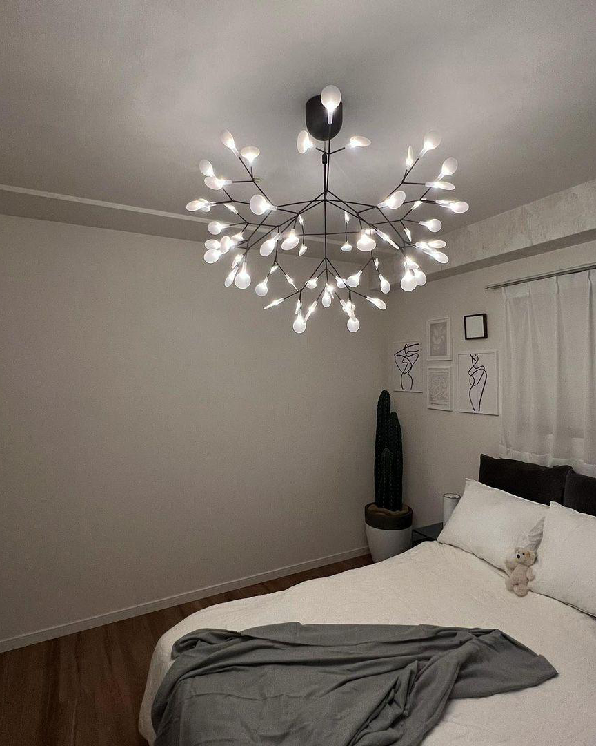 Black Firefly LED Chandelier