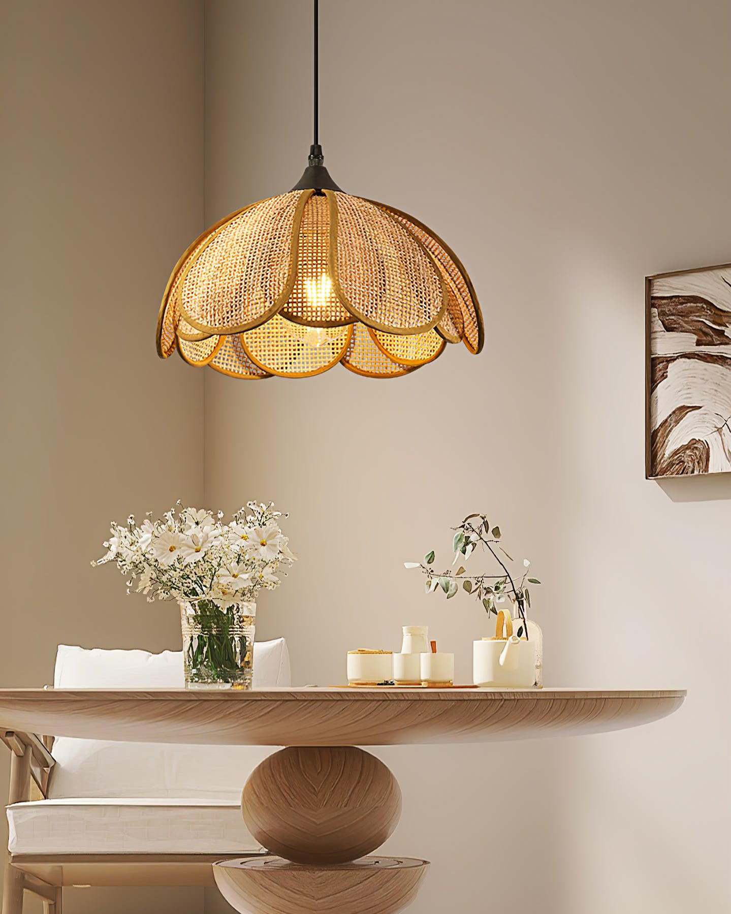 Bloom Rattan Pendant Lamp