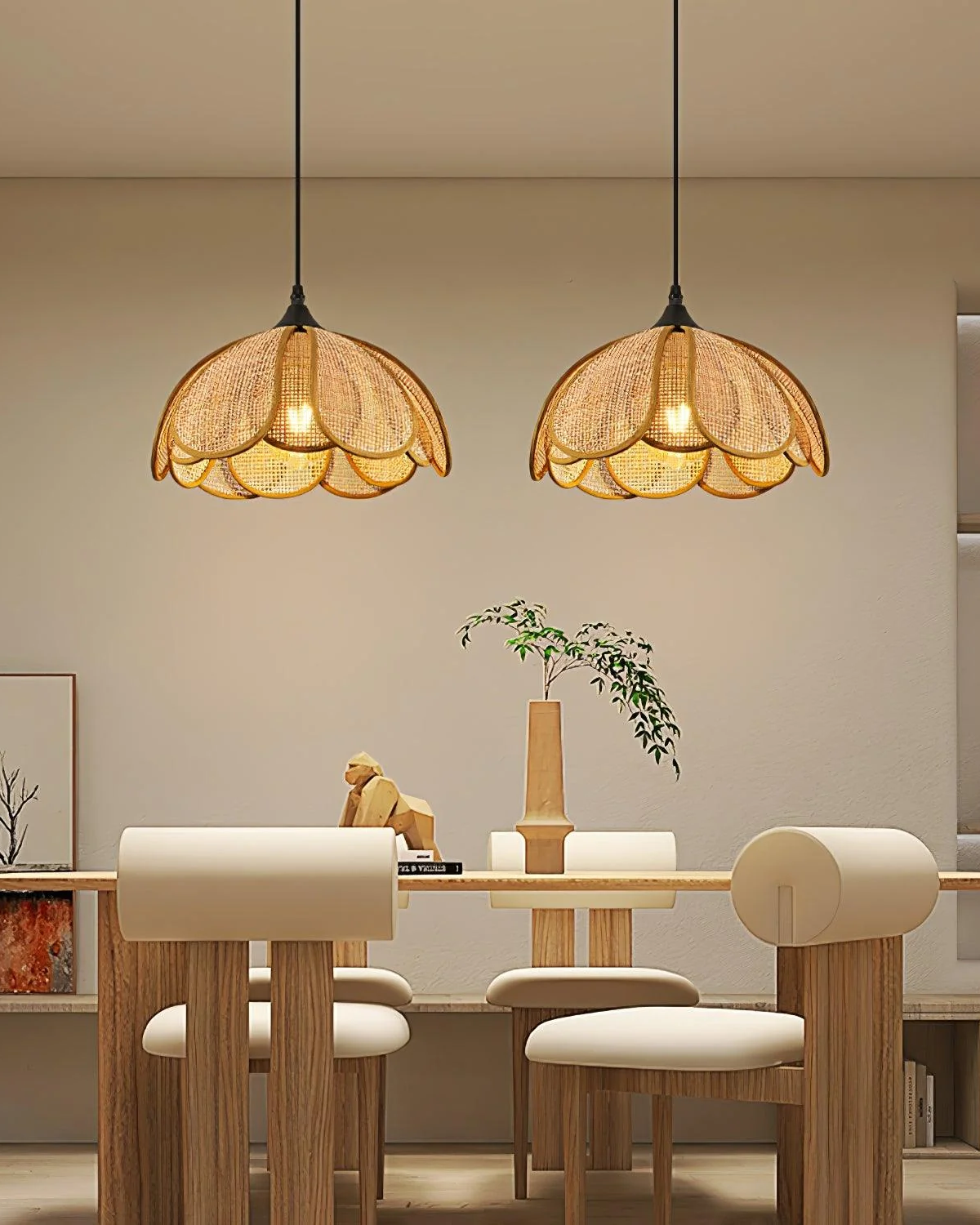 Bloom Rattan Pendant Lamp