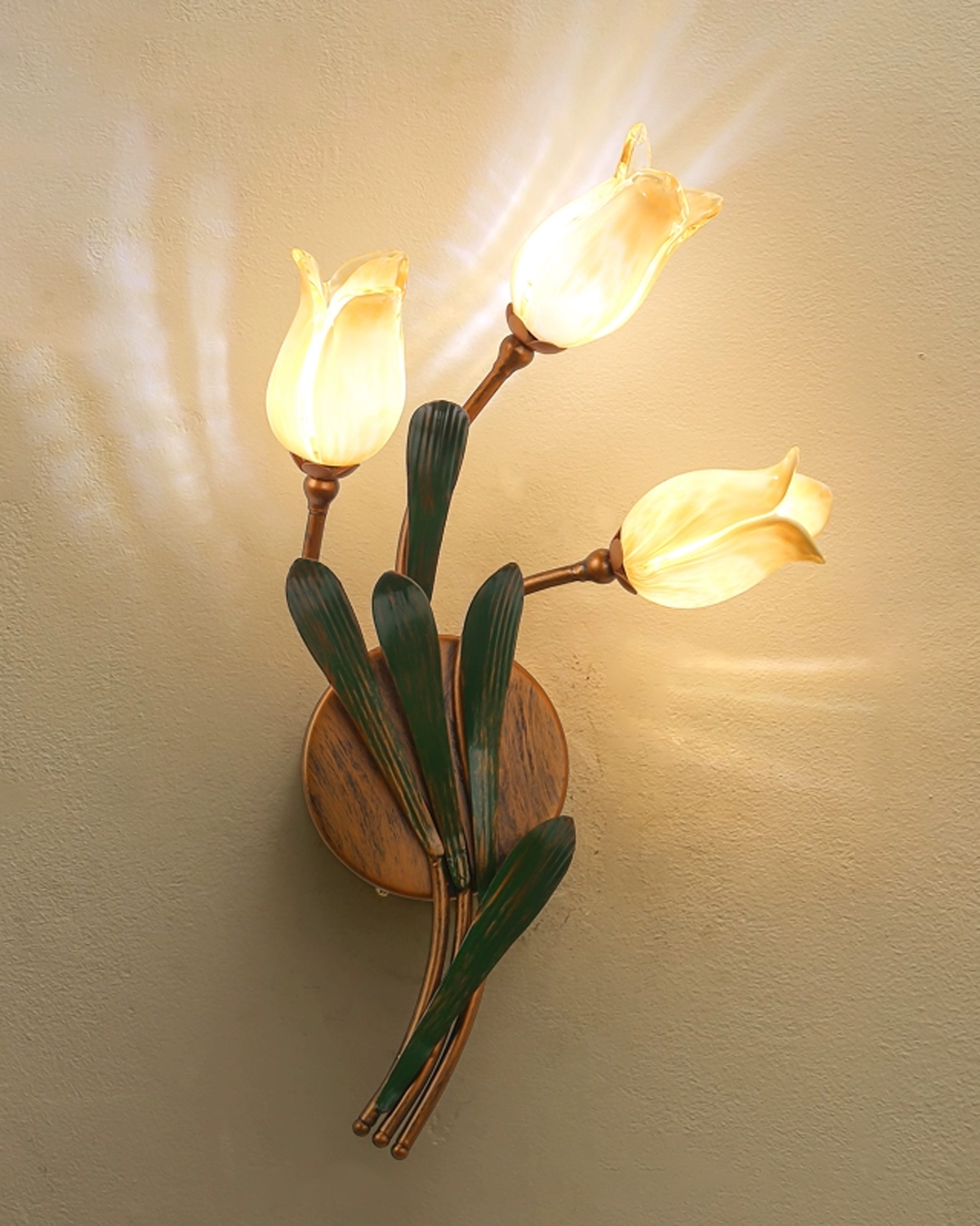 Blooming Tulip Wall Sconce