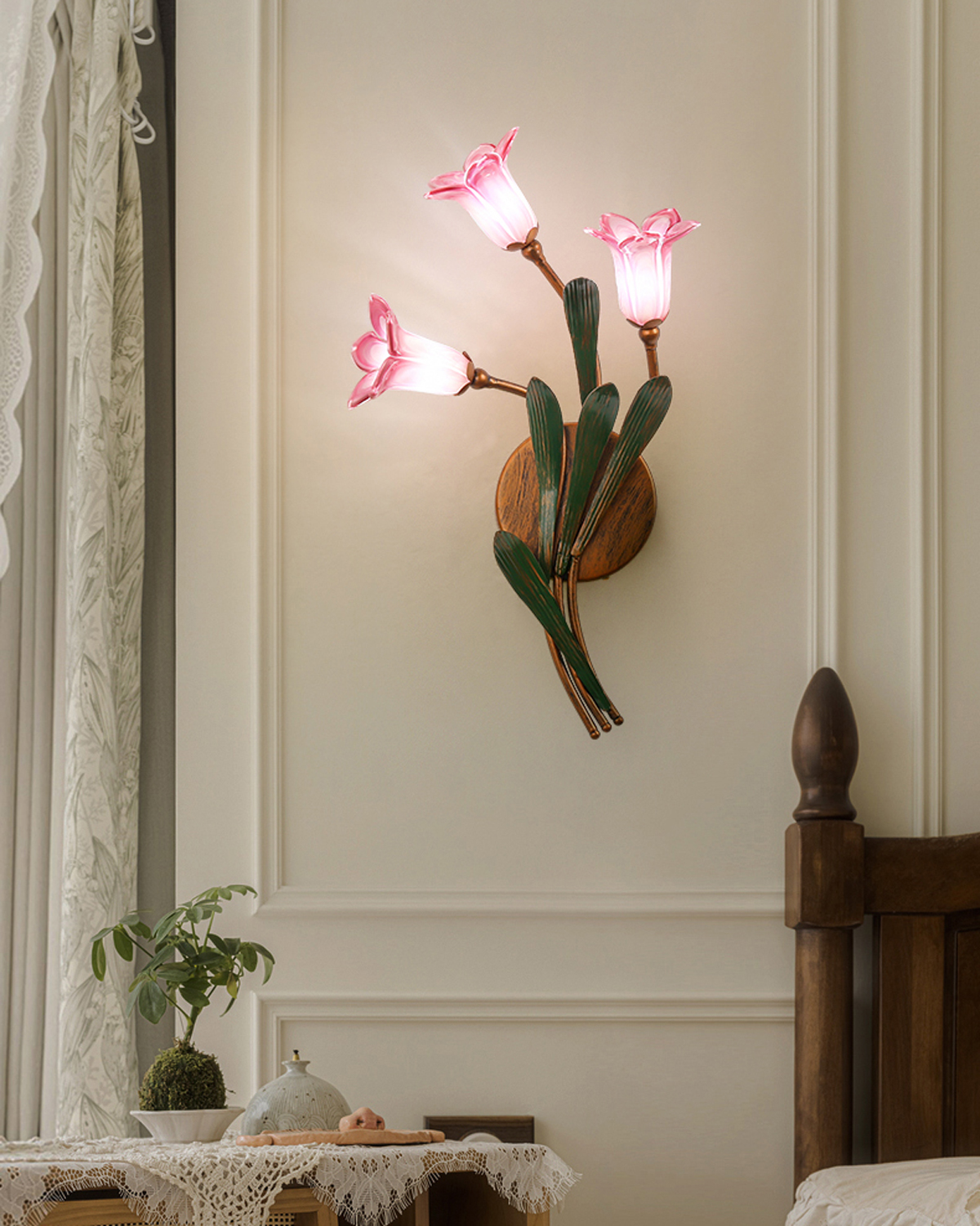 Blooming Tulip Wall Sconce