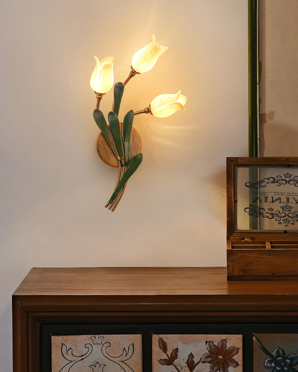 Blooming Tulip Wall Sconce