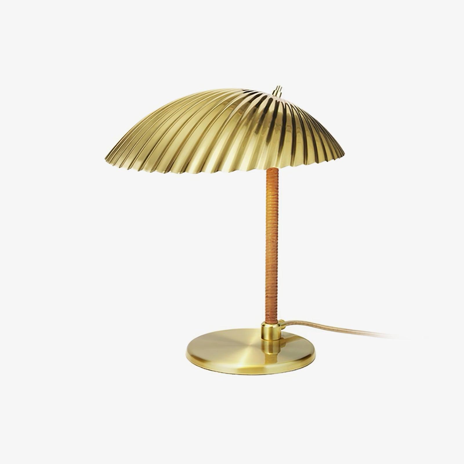 Brass Shell Table Lamp-elegalight