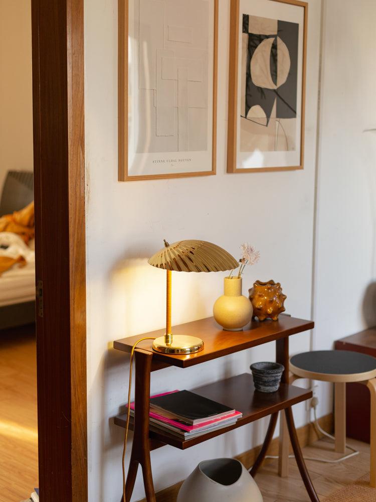 Brass Shell Table Lamp-elegalight