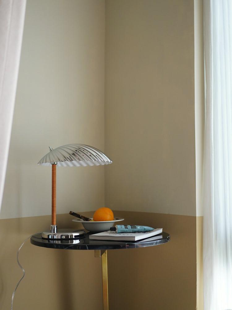Brass Shell Table Lamp-elegalight