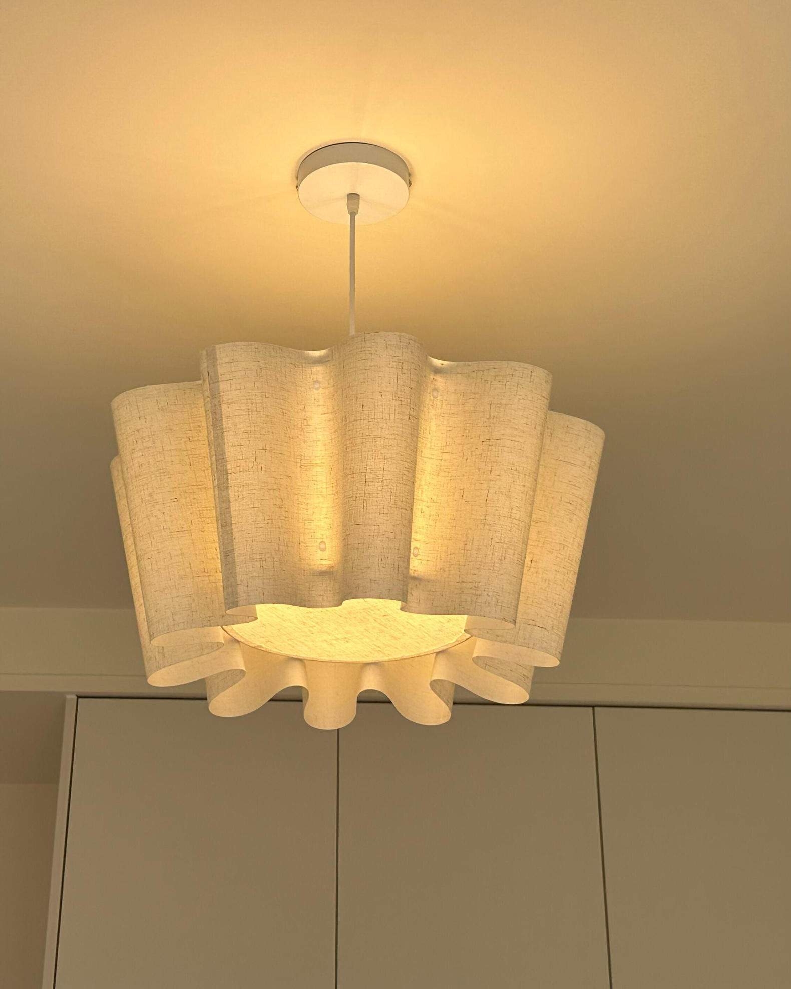 Breeze Linen Pendant Light