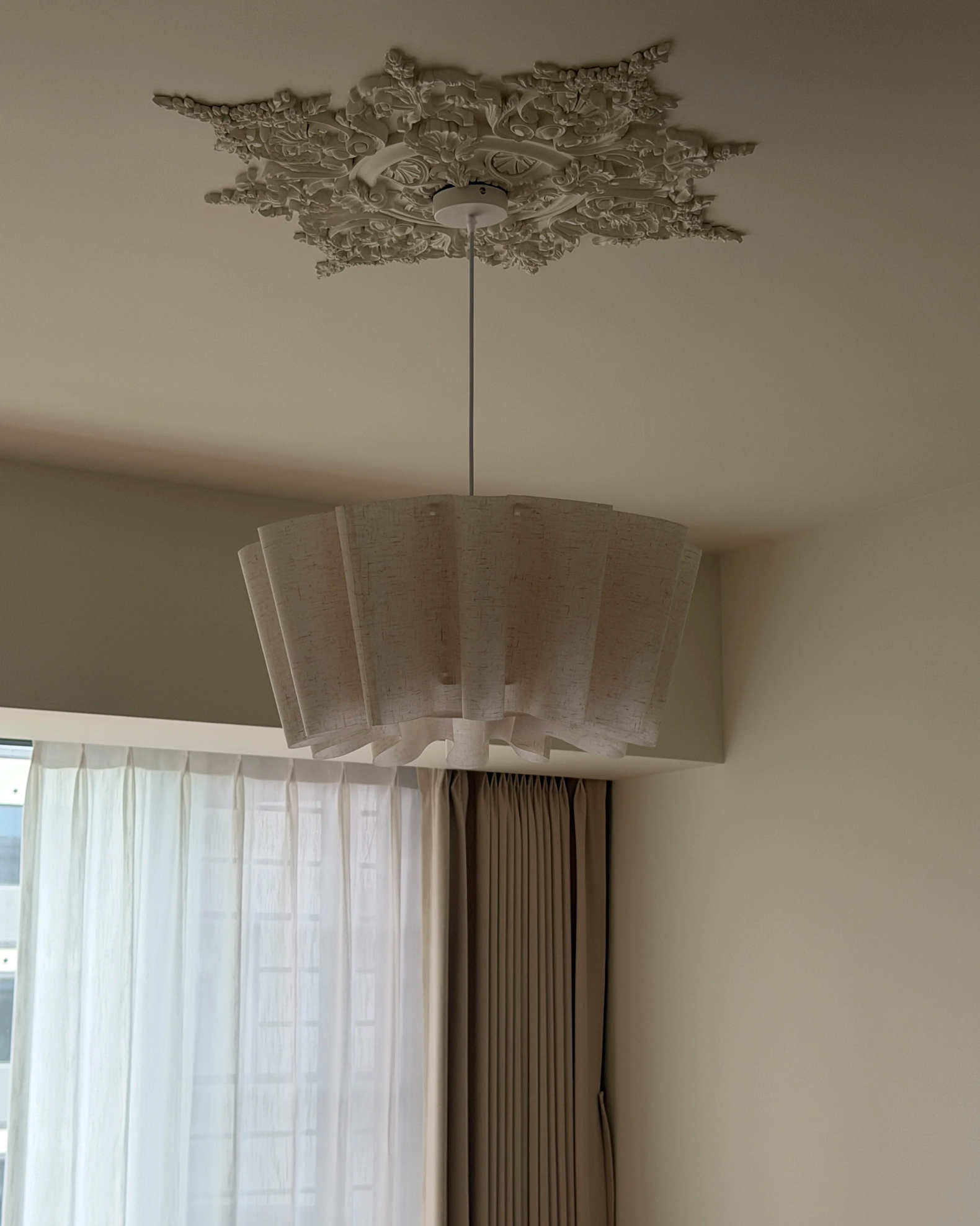 Breeze Linen Pendant Light