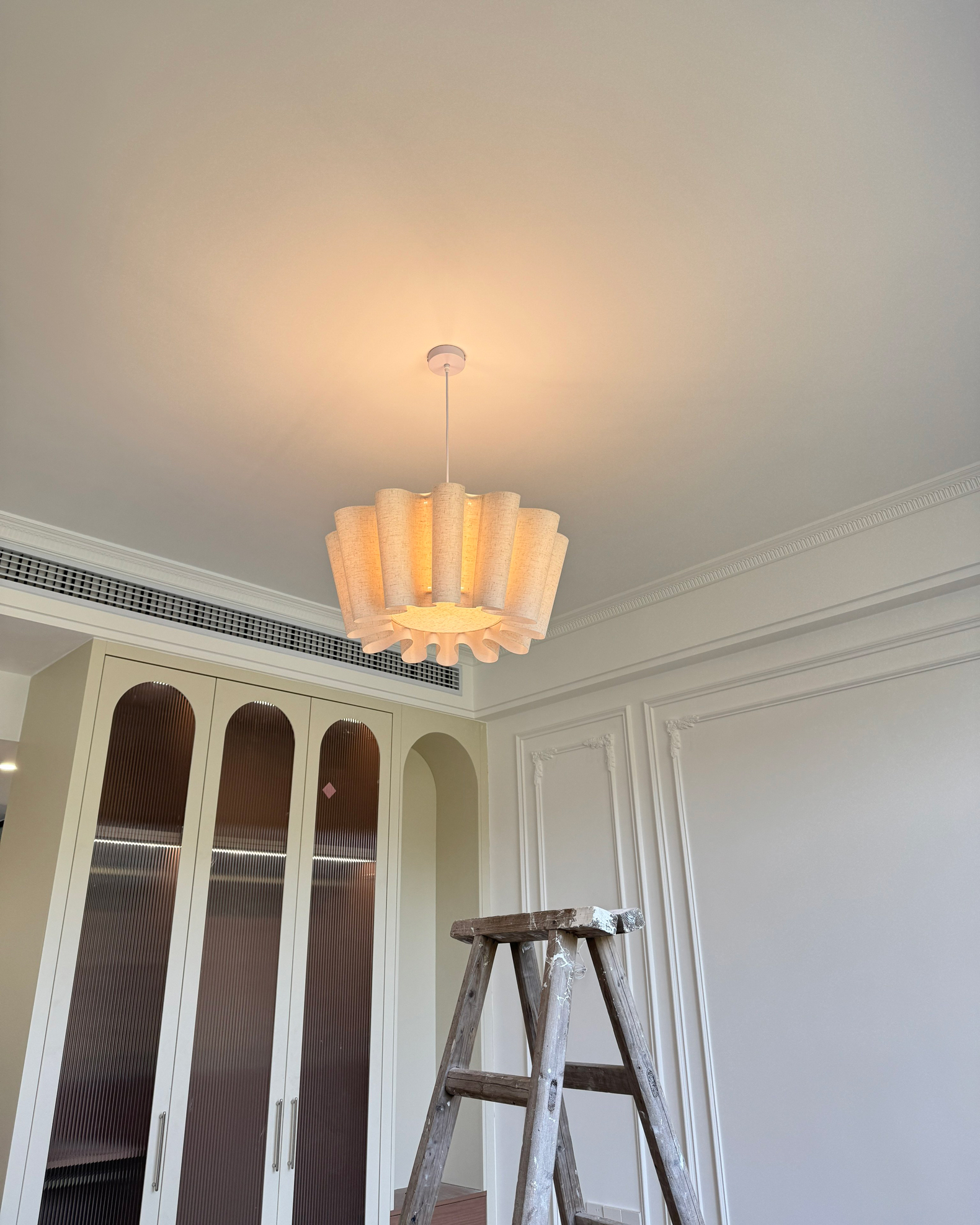 Breeze Linen Pendant Light