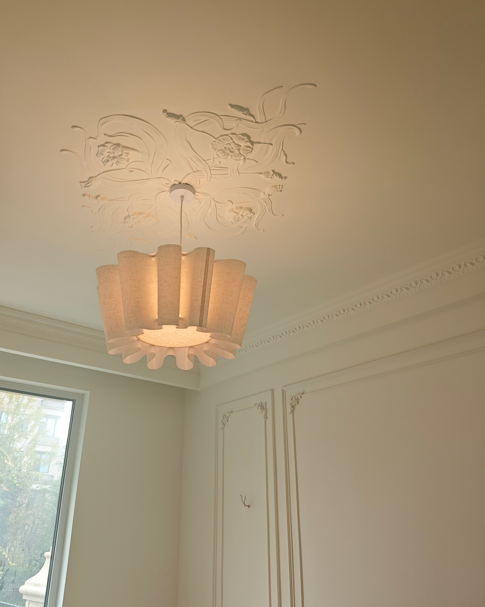 Breeze Linen Pendant Light