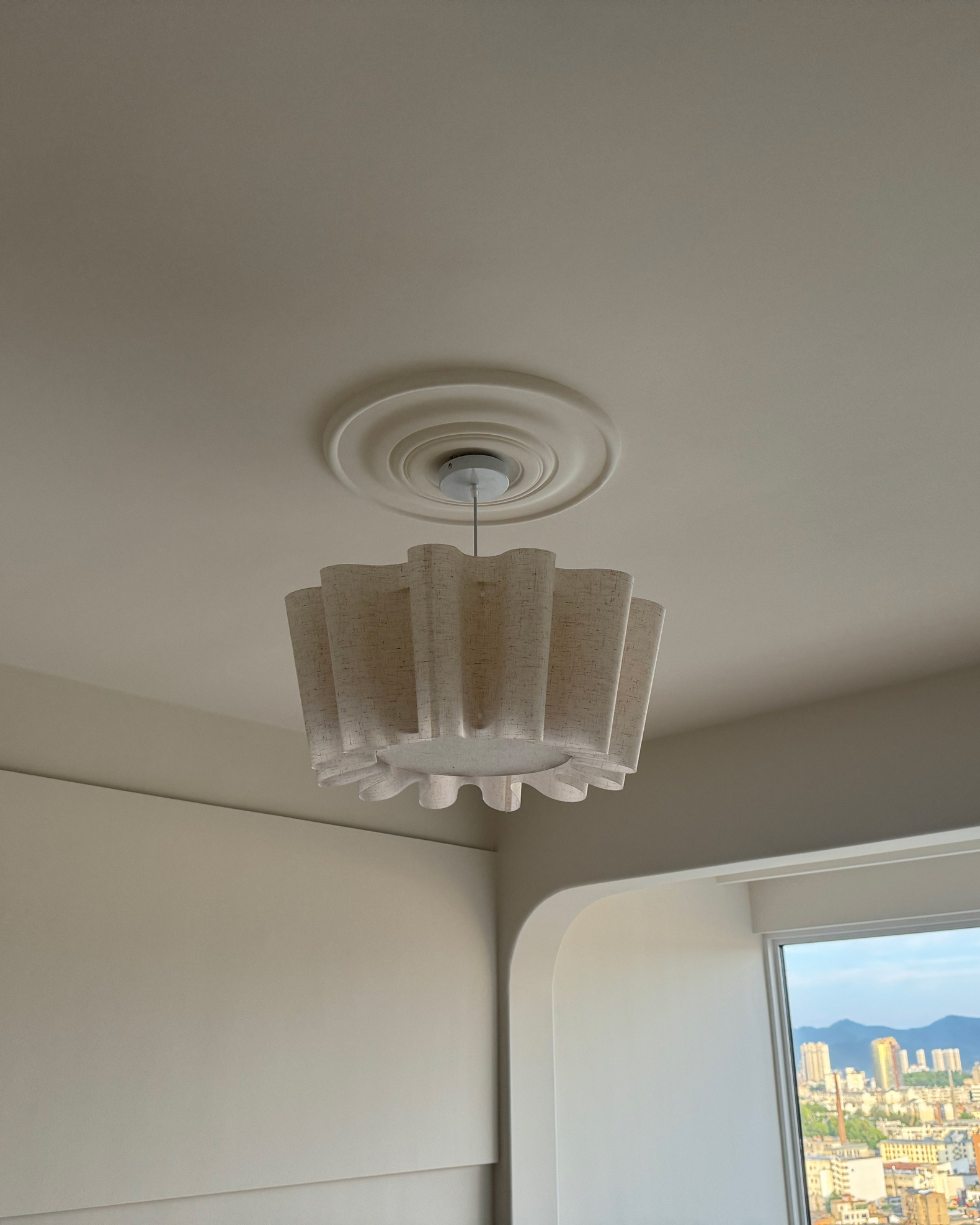 Breeze Linen Pendant Light
