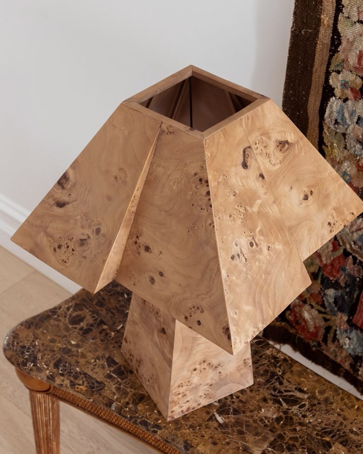 Burl Parallax Table Lamp