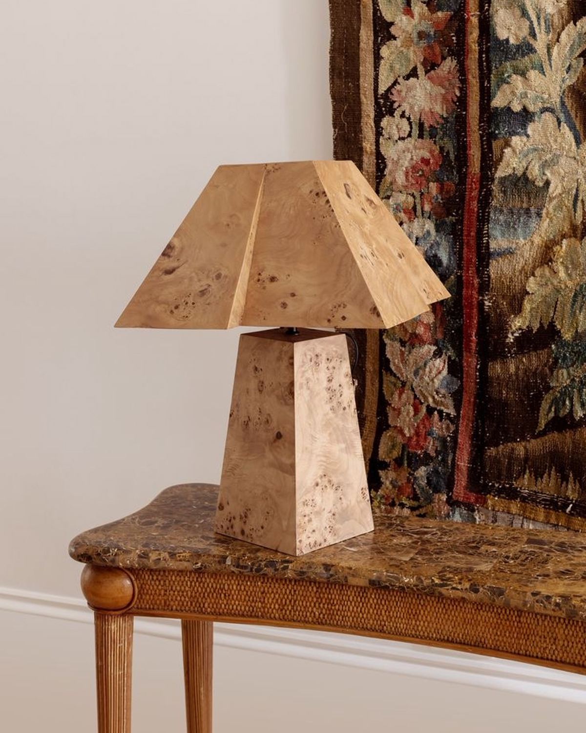 Burl Parallax Table Lamp