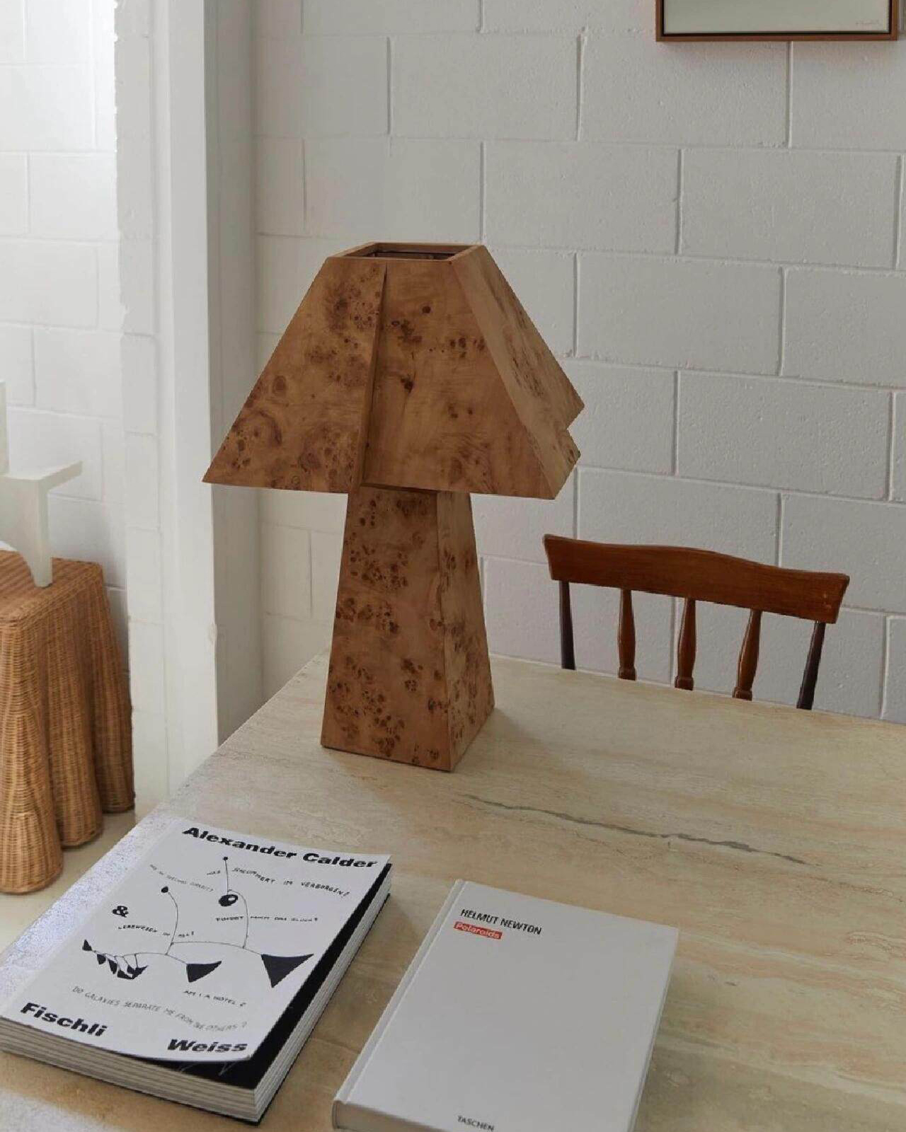 Burl Parallax Table Lamp