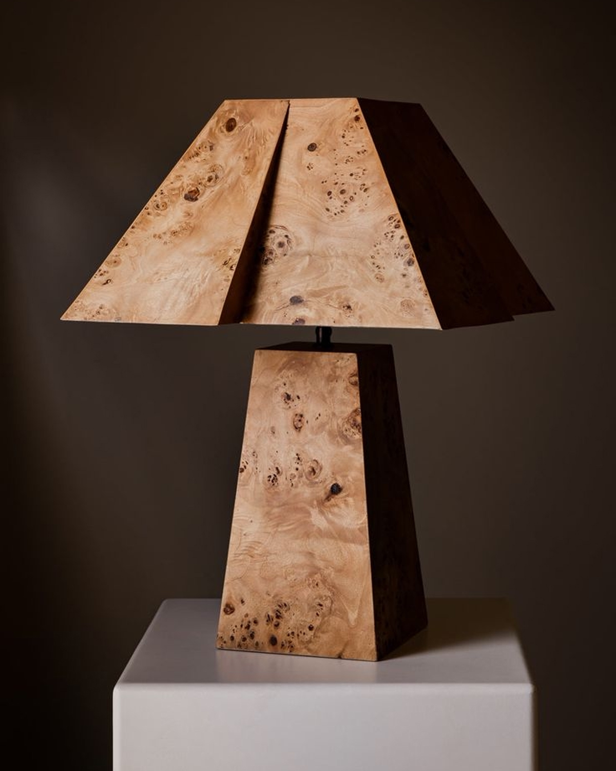 Burl Parallax Table Lamp
