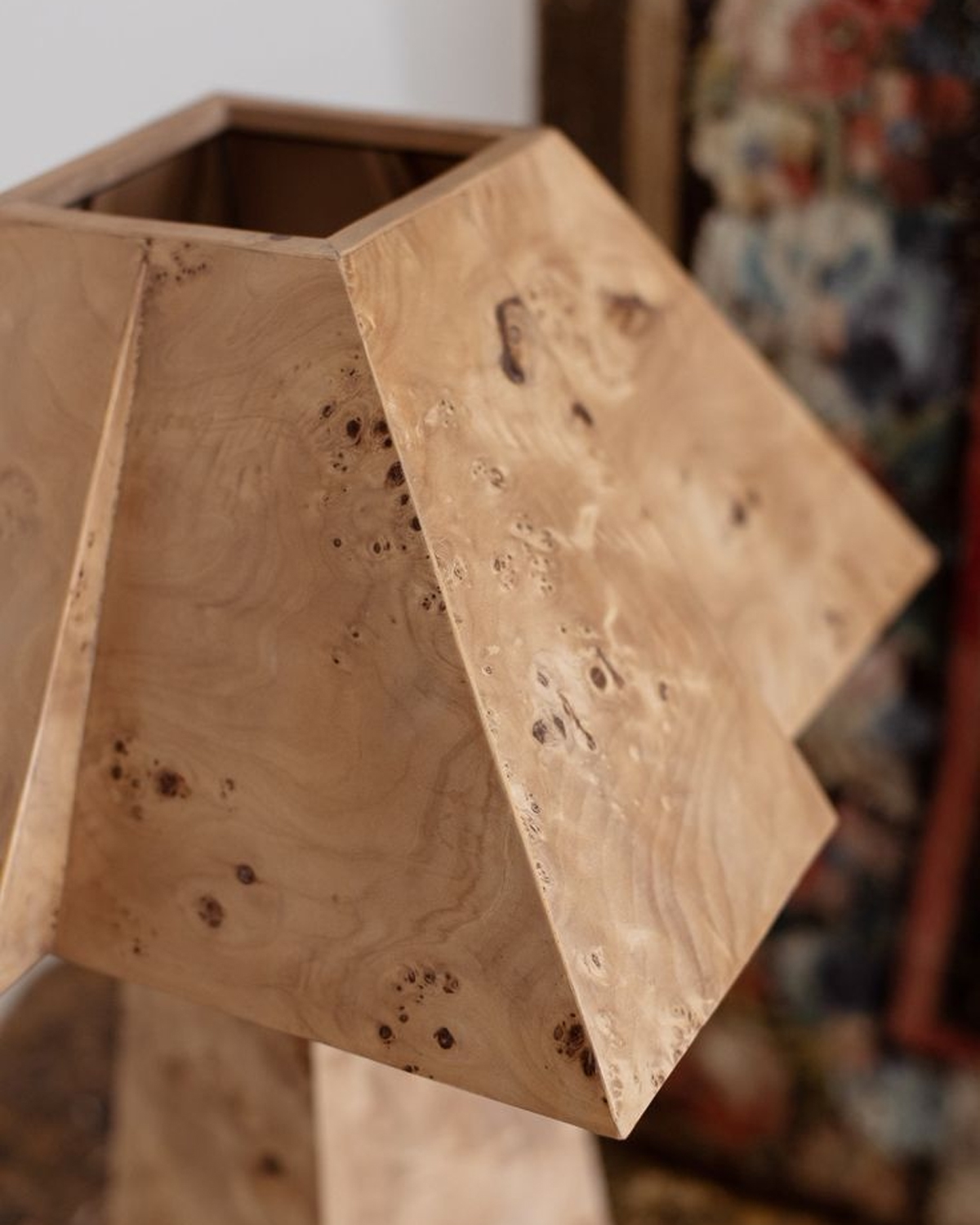 Burl Parallax Table Lamp