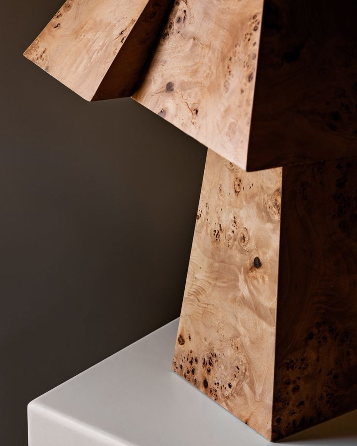 Burl Parallax Table Lamp