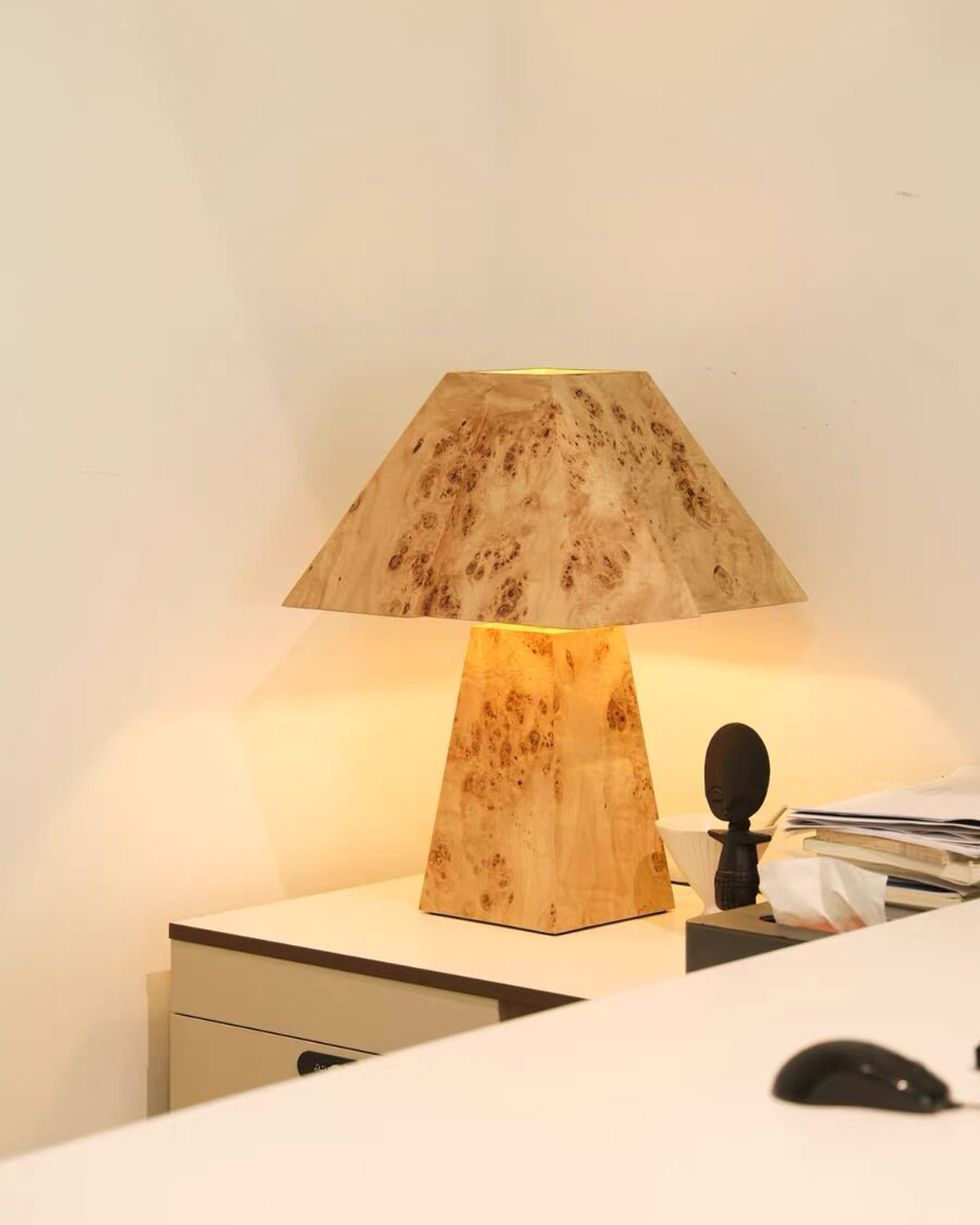 Burl Parallax Table Lamp