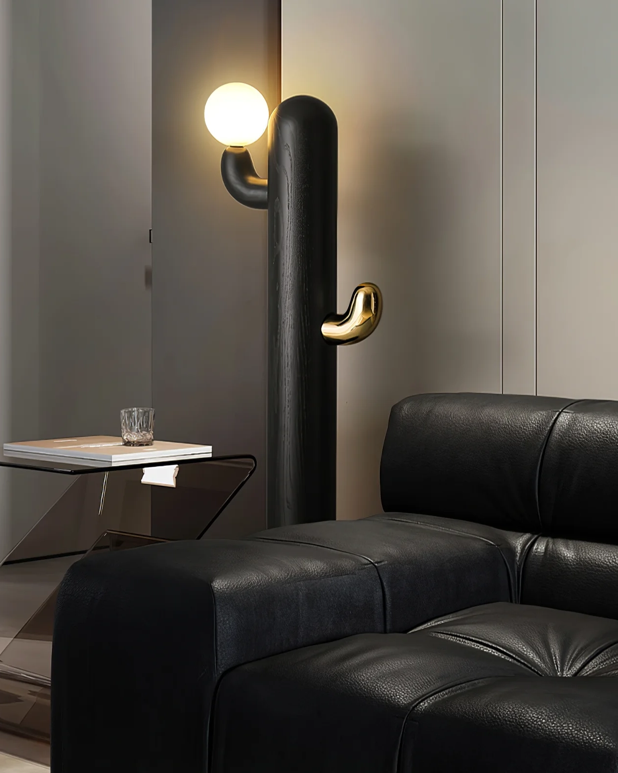 Cactus Wood Floor Lamp