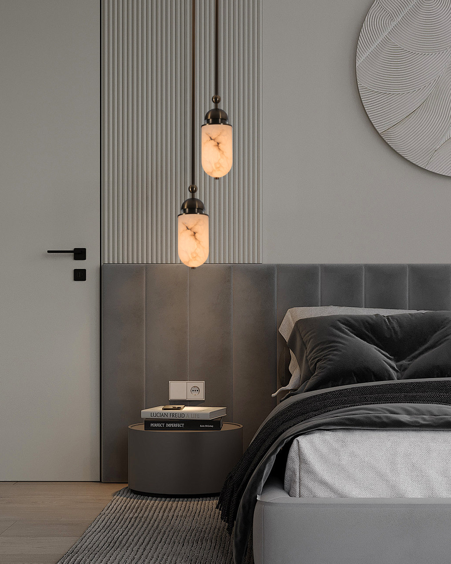 Calder Alabaster Pendant Light