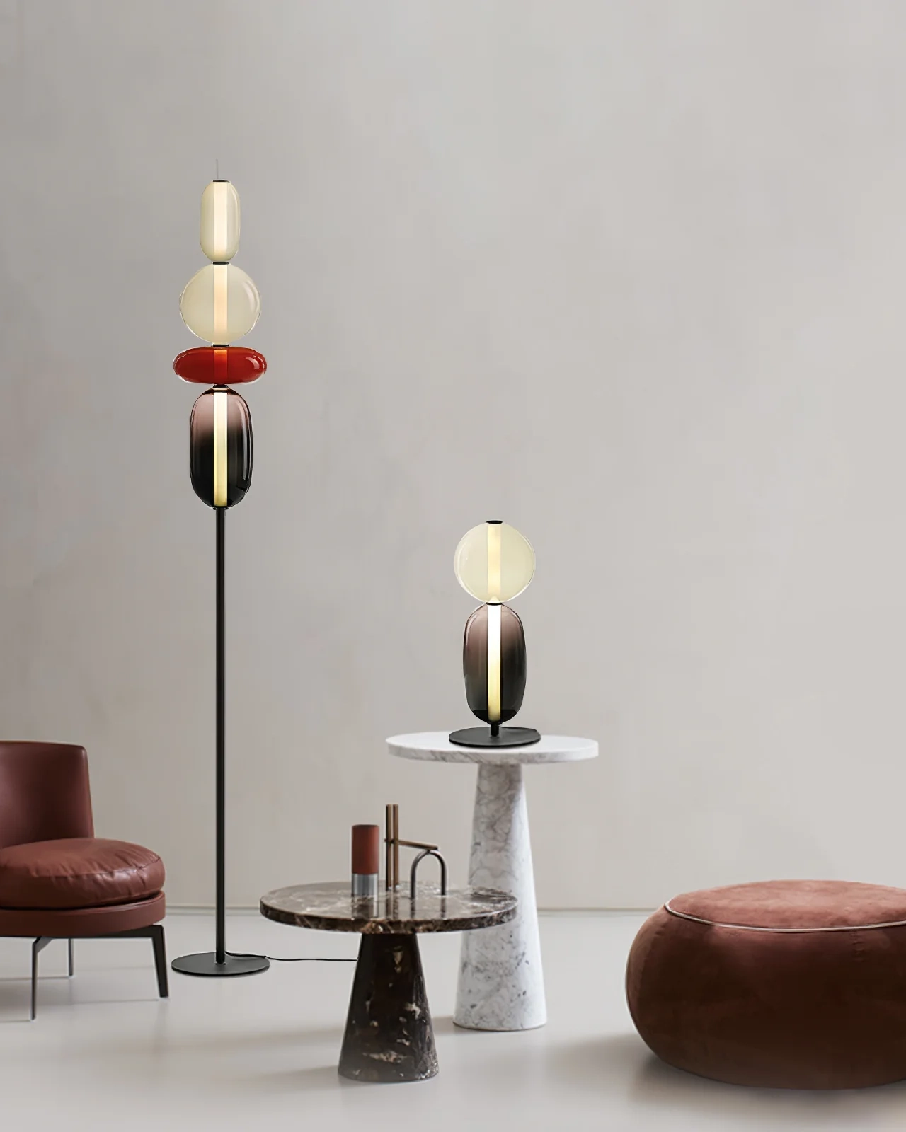 Candied Glass Floor Light