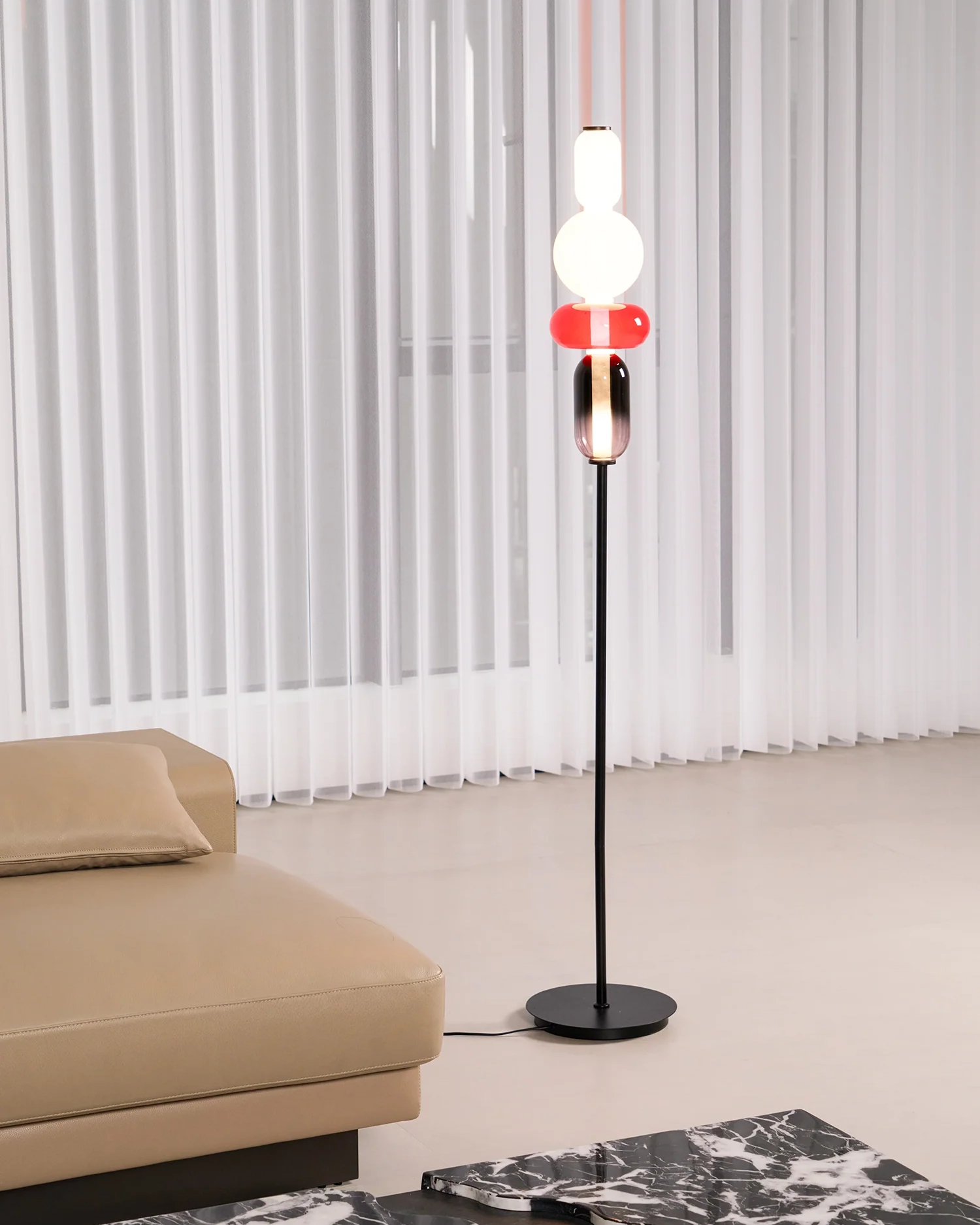 Candied Glass Floor Light