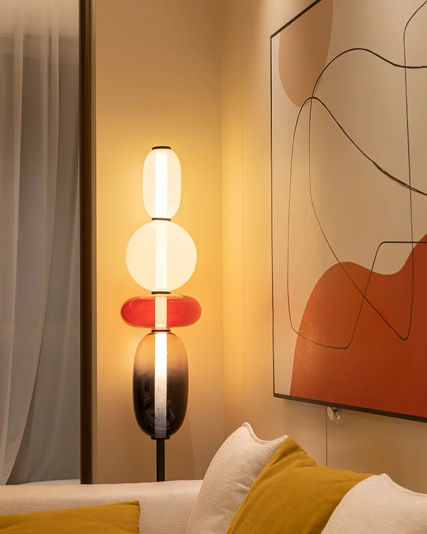 Candied Glass Floor Light