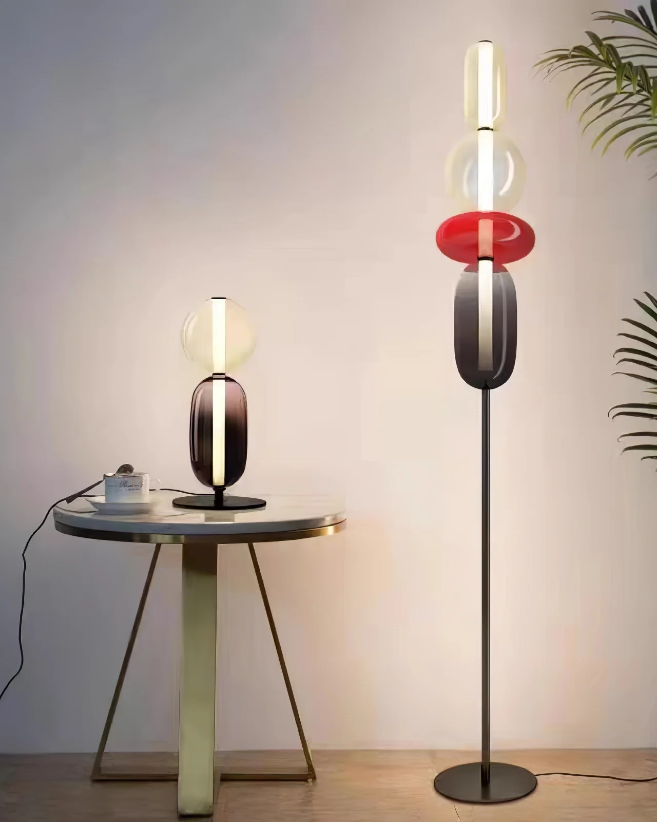 Candied Glass Floor Light