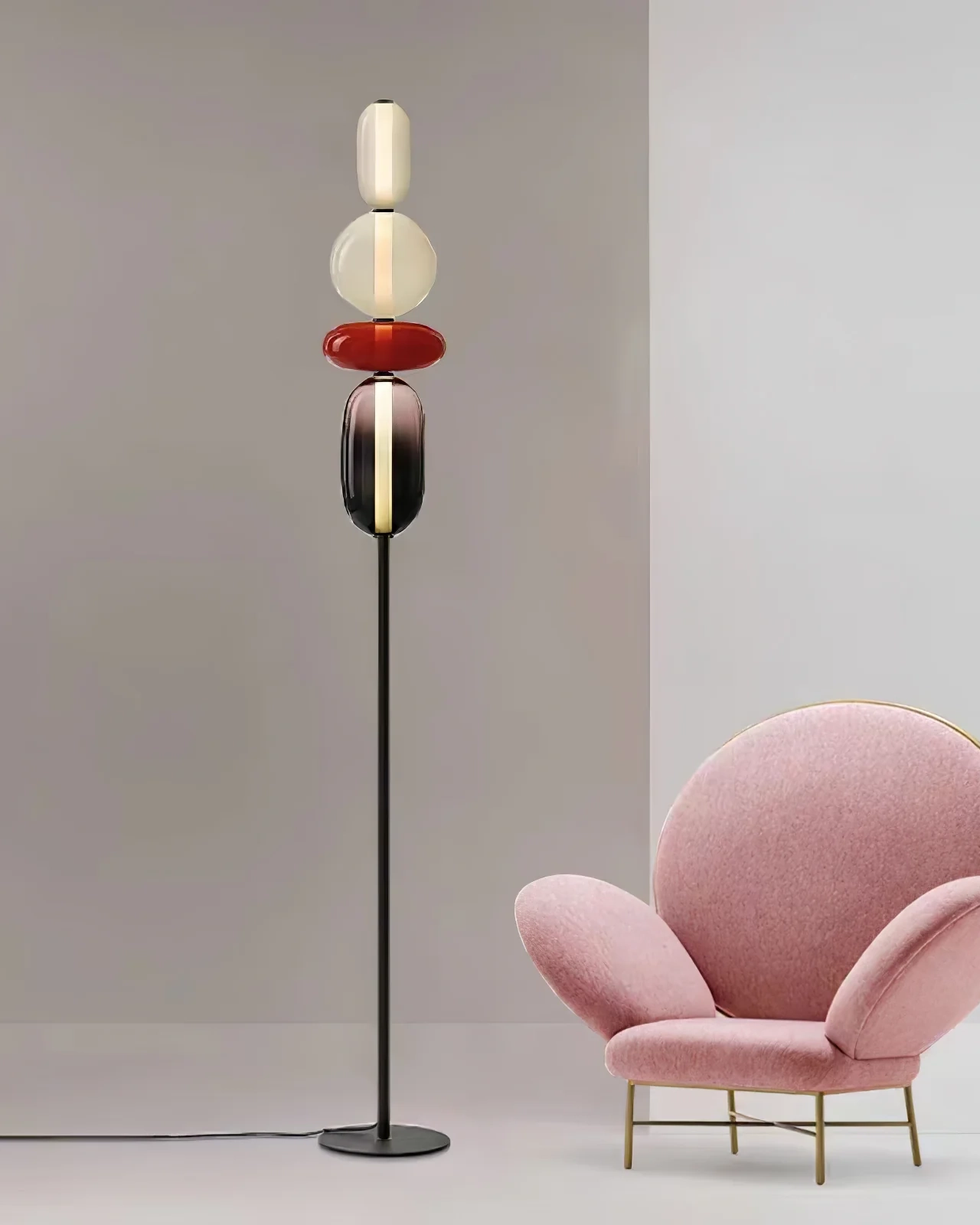 Candied Glass Floor Light