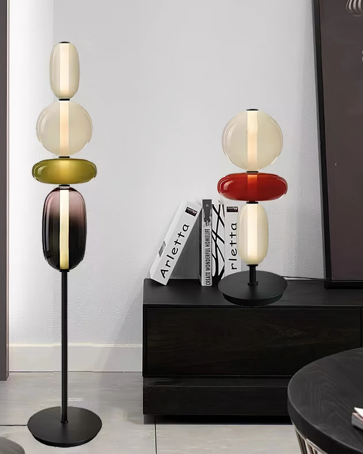 Candied Glass Floor Light