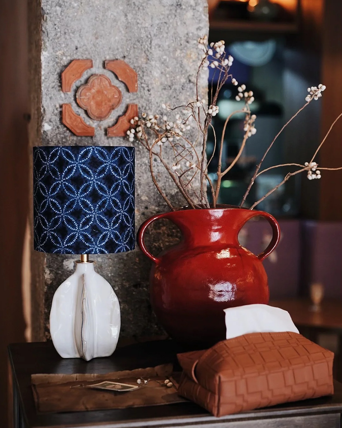 Carambola Ceramic Table Lamp