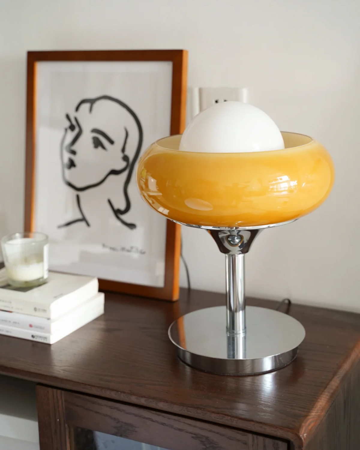 Caramel Soufflé Glass Table