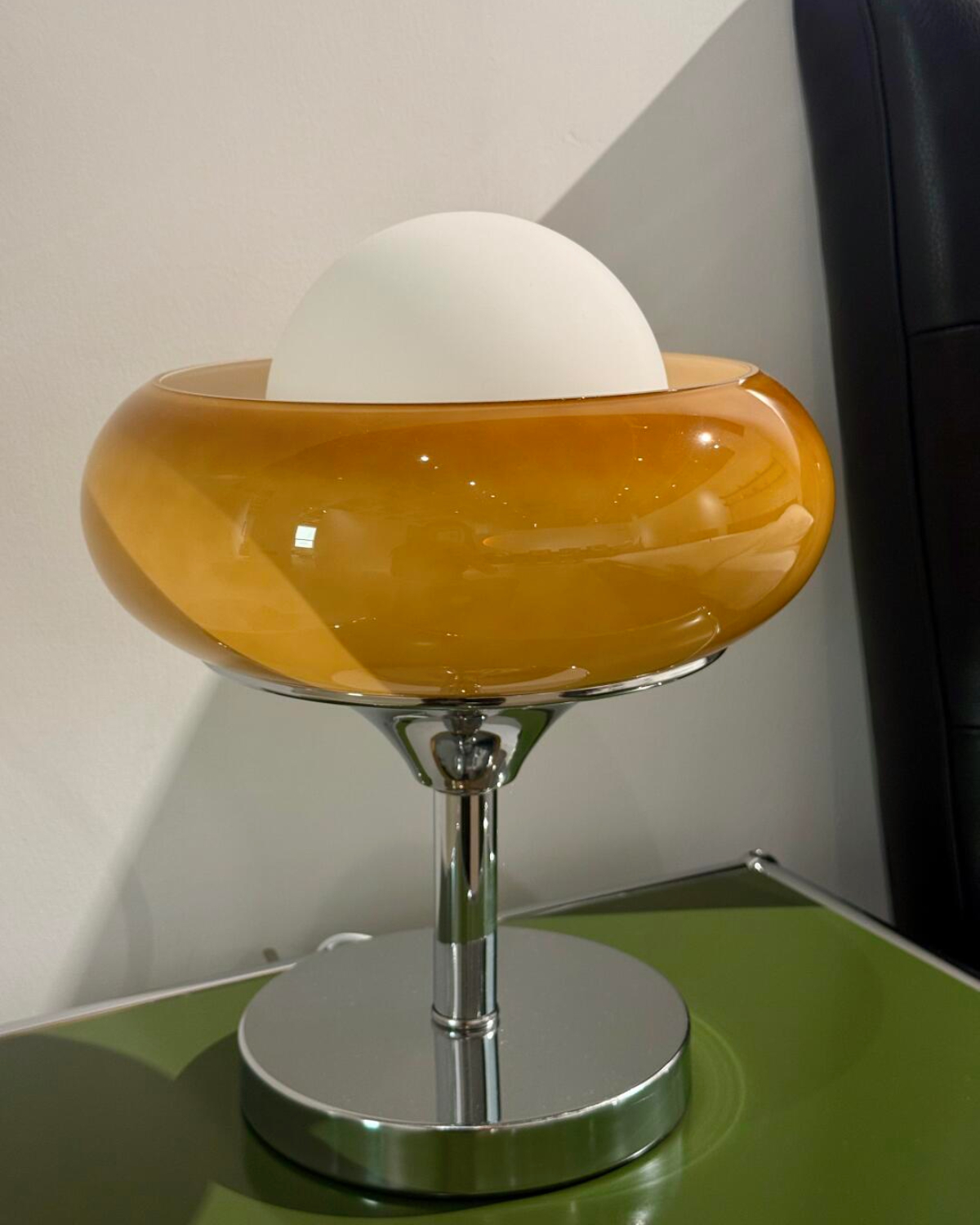Caramel Soufflé Glass Table