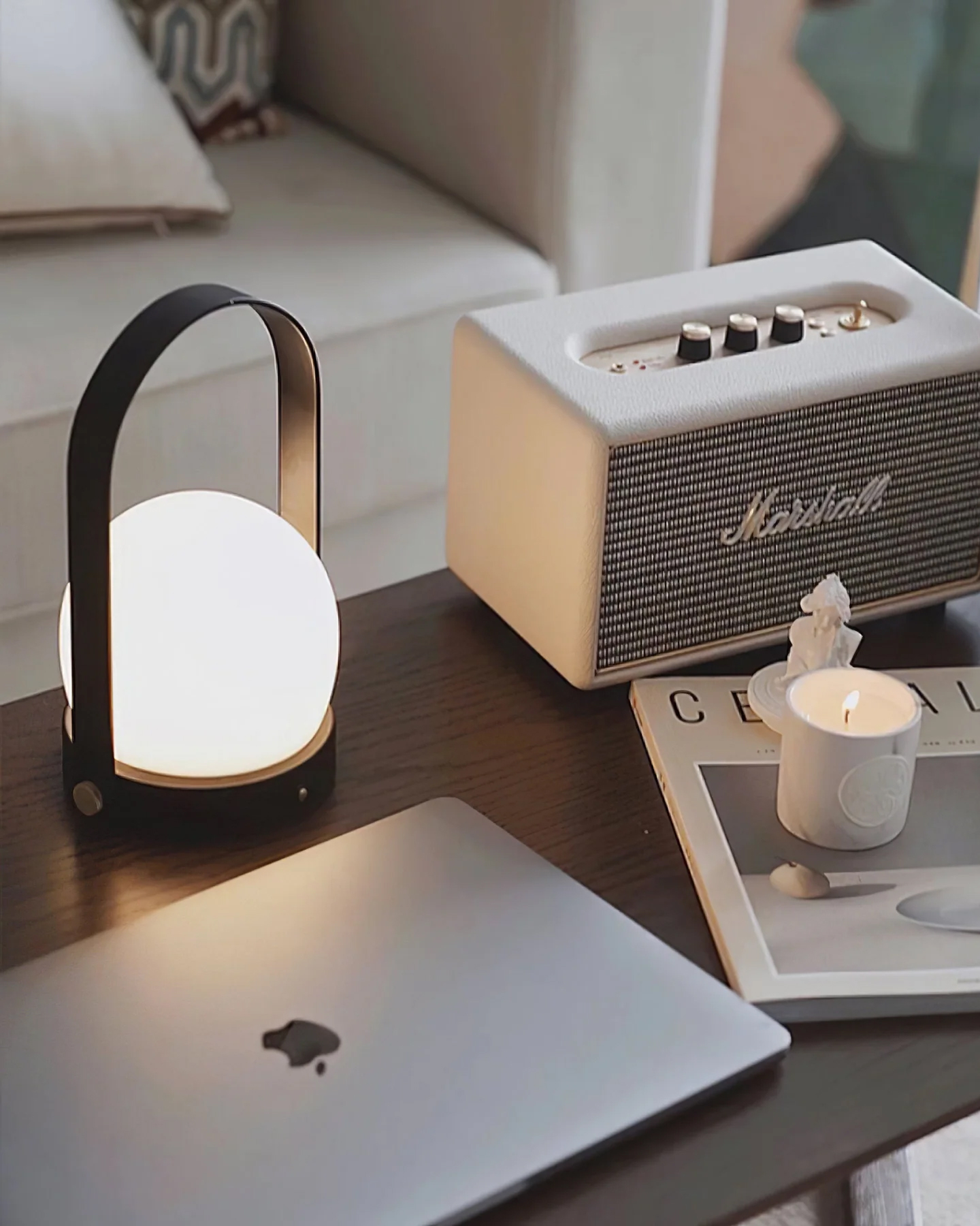 Carrie Built-in Battery Table Lamp