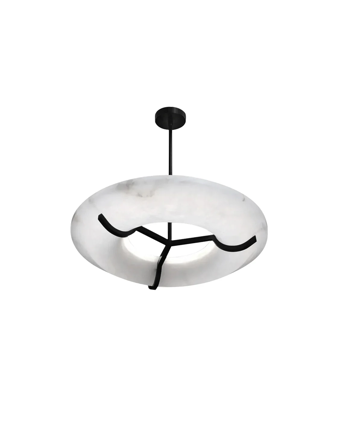 Carve Alabaster Pendant Light