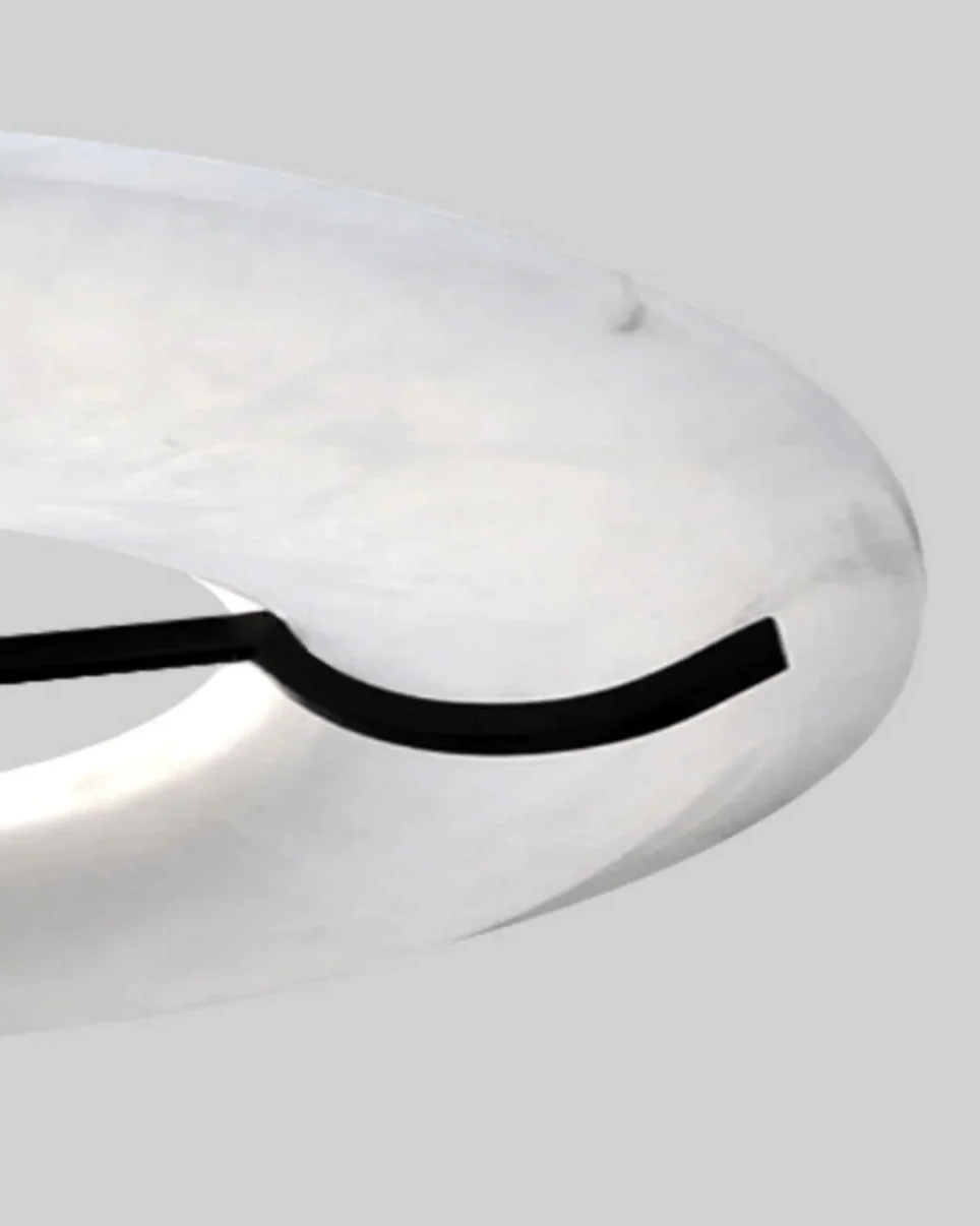 Carve Alabaster Pendant Light