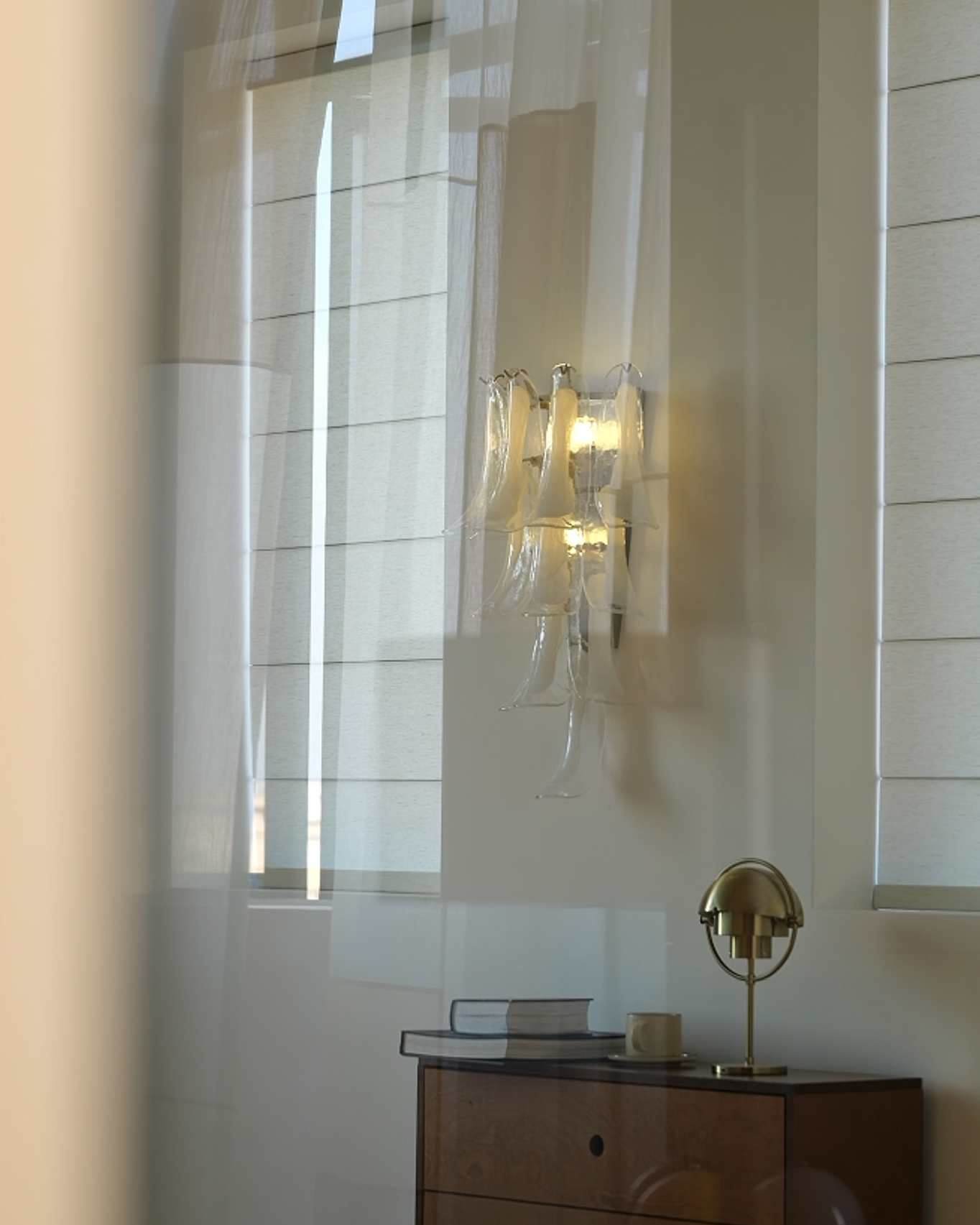 Cascata Murano Glass Wall Sconce