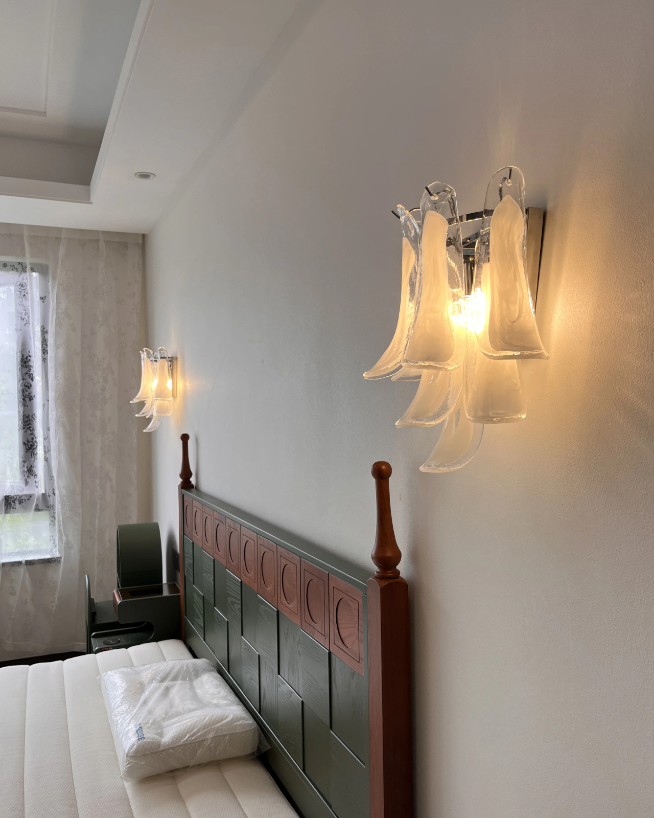 Cascata Murano Glass Wall Sconce