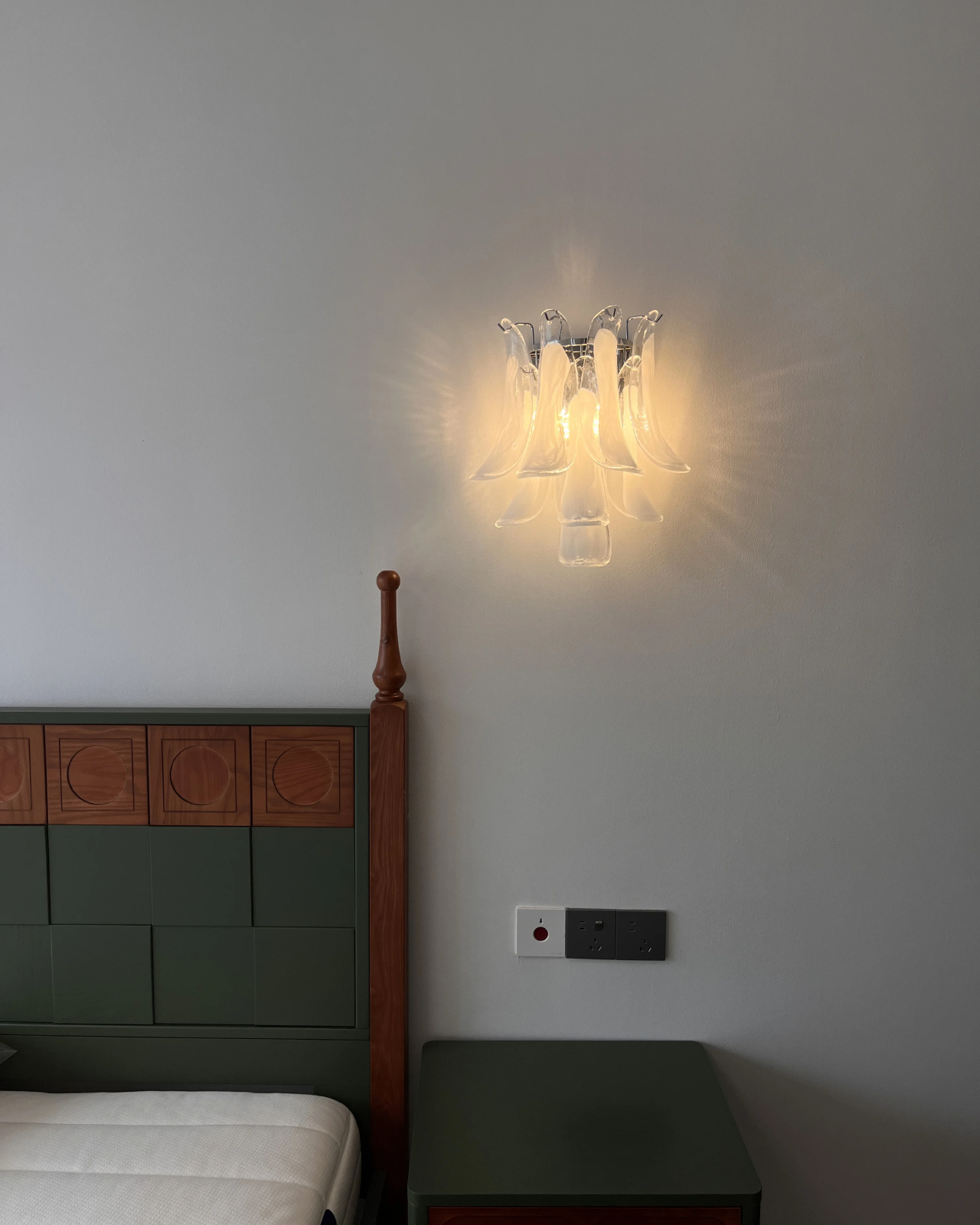 Cascata Murano Glass Wall Sconce