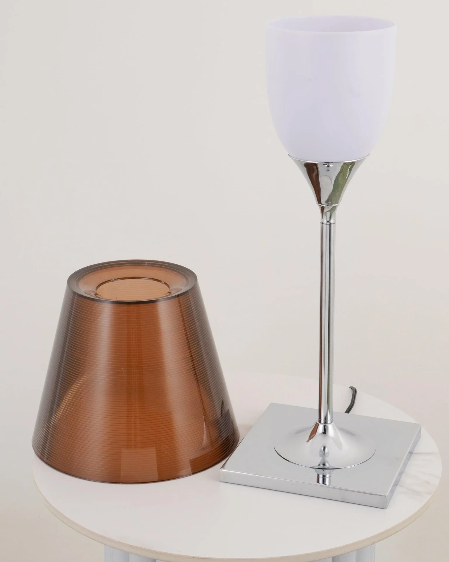 Chrome Prism Table Lamp