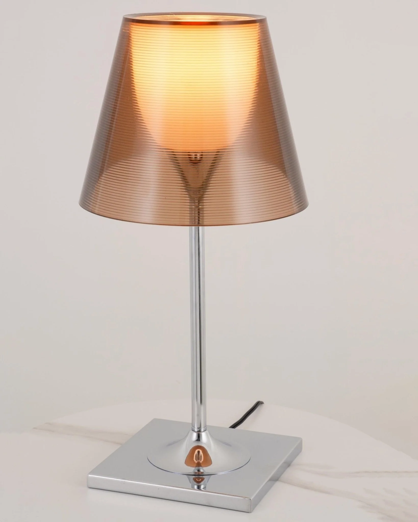 Chrome Prism Table Lamp